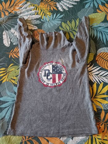 Sous-pull gris col roulé Kiabi