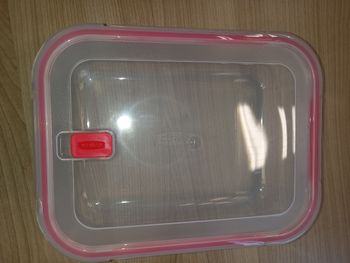 Plat en verre + couvercle 20x25cm Curver neuf