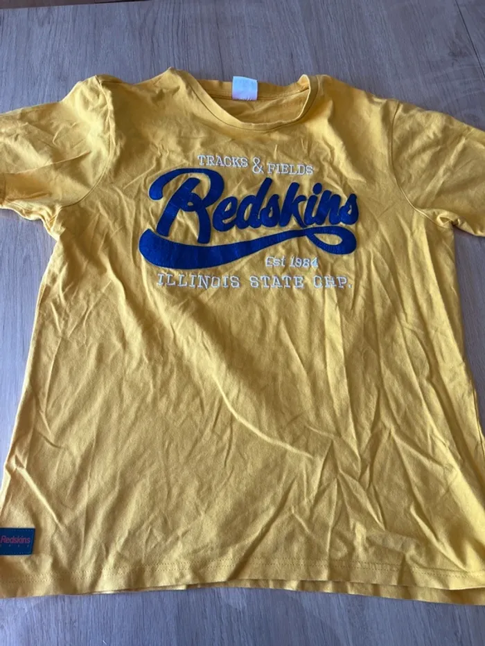 Tee-shirt Redskins Taille M - Style Vintage Sport 🟡🔵