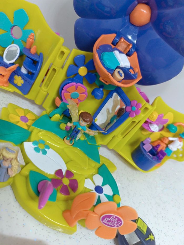 Fée fairy boutique blossom Polly pocket fleur flower mini small micro doll figurine licorne unicorn - photo numéro 4