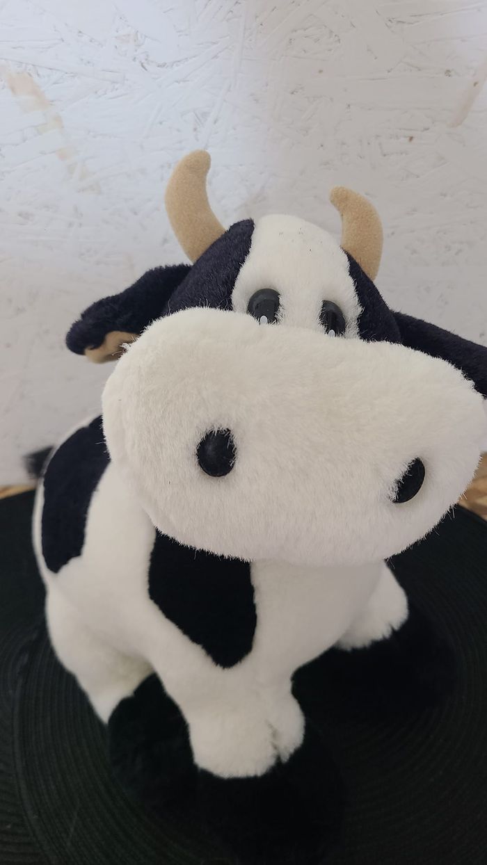 Peluche vintage A&A jouet vache