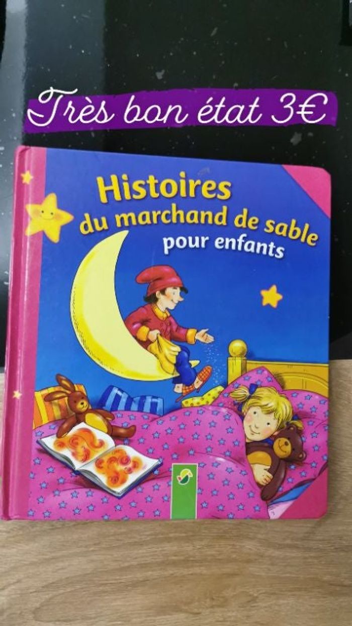Livre Histoires du marchand de sable pour enfants