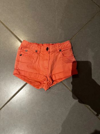 Short / Bermuda en jean - Orchestra - Basics / Strass - Rose & argenté - 7 ans