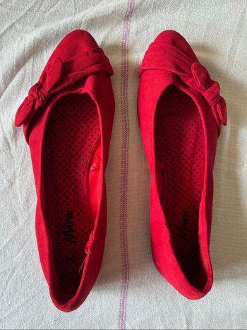 Ballerines neuves rouge 39