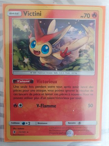 Carte pokemon victini n10