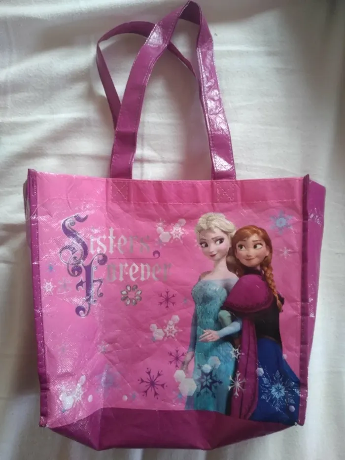 Sac Cabas Fille Reine des Neiges - photo numéro 2