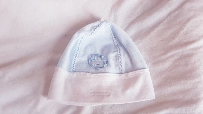 Bonnet polaire sucre d'orge 9-12 mois