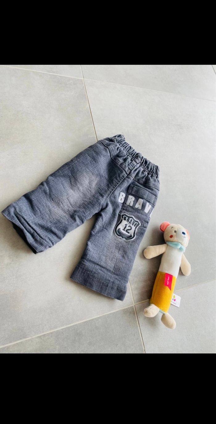 Jeans fourré 3 mois - photo numéro 2