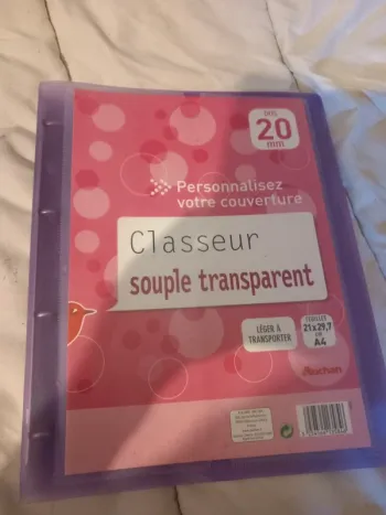 Classeur souple 21x29,7