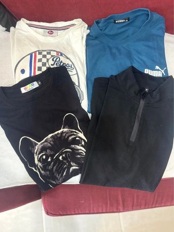 Lot de 4 t shirts pour homme
