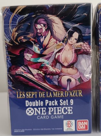Carte à collectionner One Piece Les Sept de la Mer d'Azur Booster Double Pack Set 9