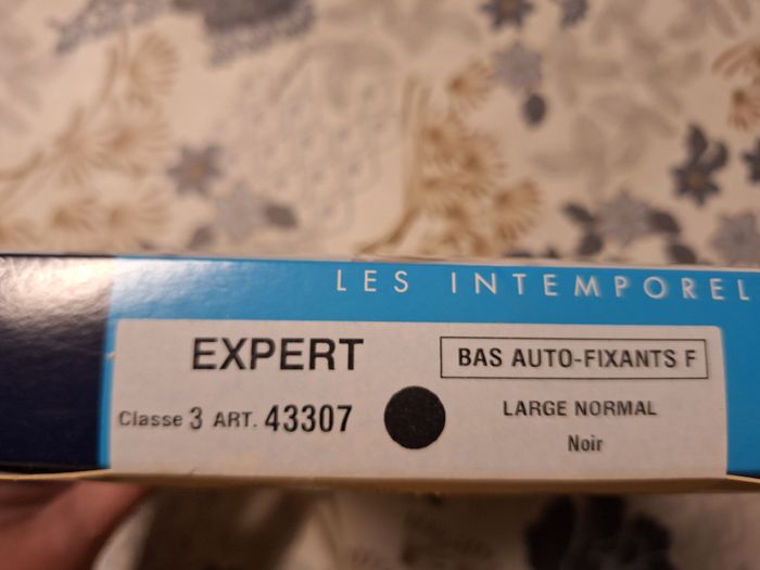 Lot de 2 paires de bas de contention Sigvaris Classe 3 noirs - photo numéro 7