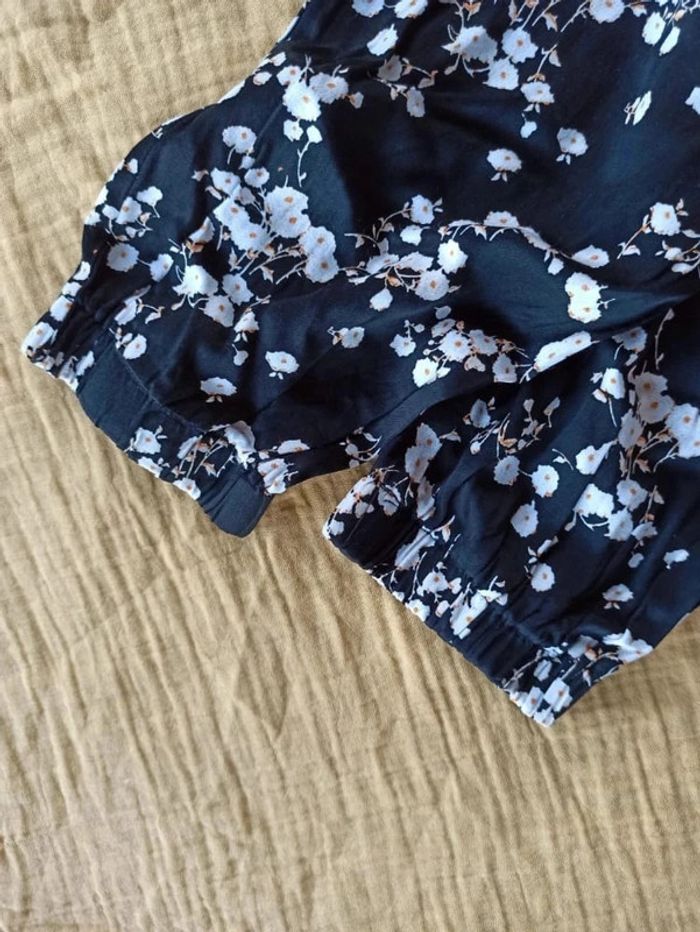 Pantalon fluide fleuri Zara M - photo numéro 6