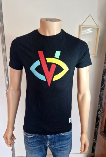 Visionnaire T-shirt Noir Ajusté Homme XS Pop Culture