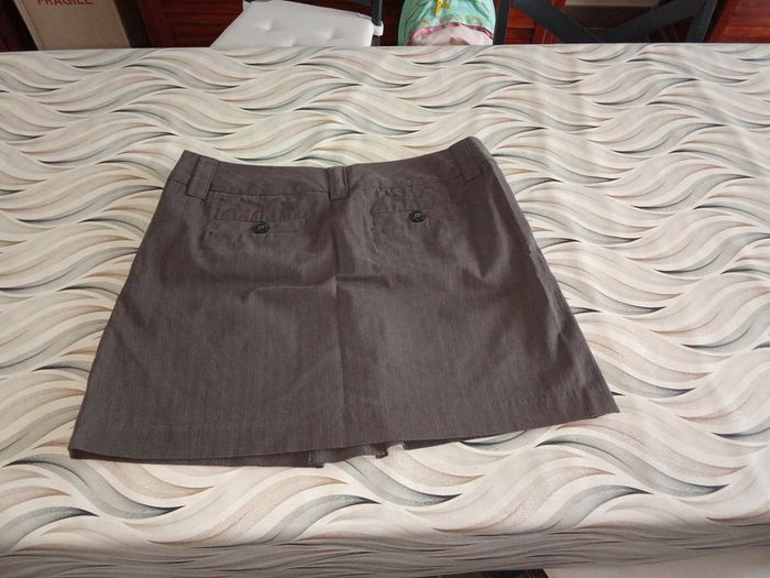 Jupe marron avec fine rayures esprit taille 44 - photo numéro 5