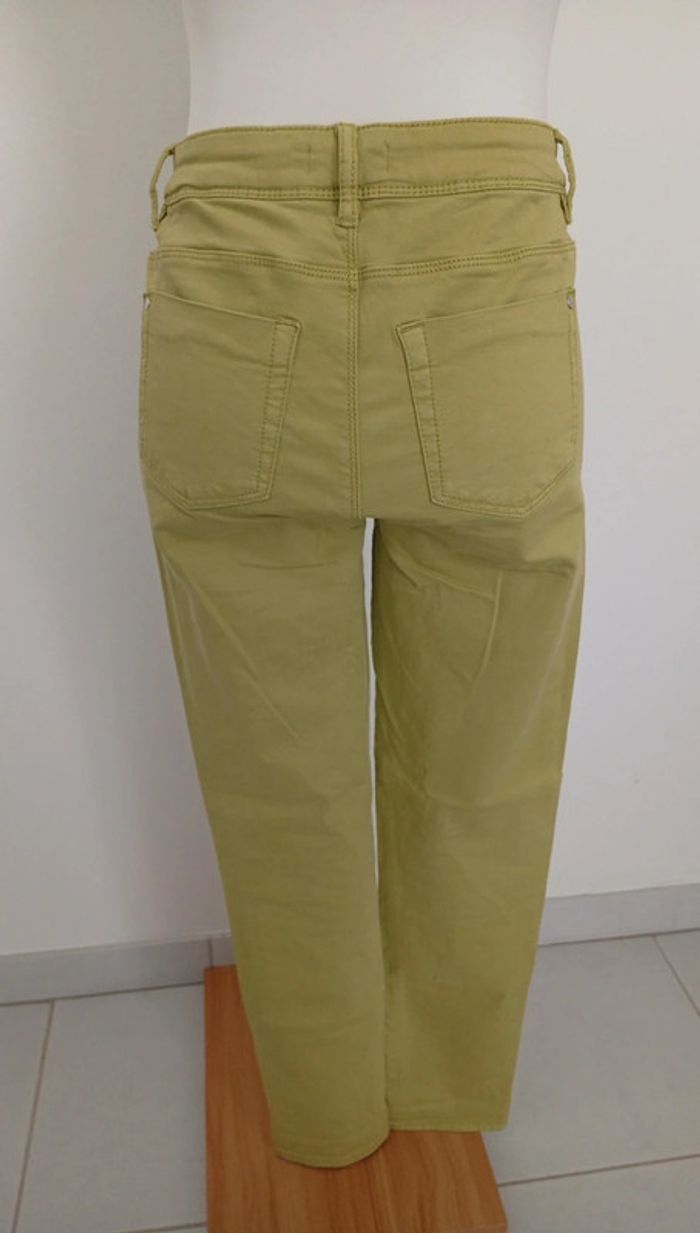 Jeans slim vert. Cache Cache. Taille 40 - photo numéro 2