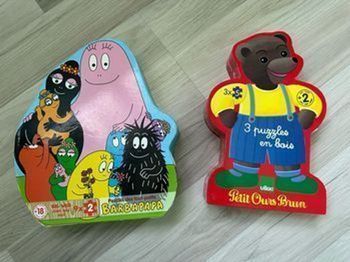 Lot de puzzles en bois Vilac