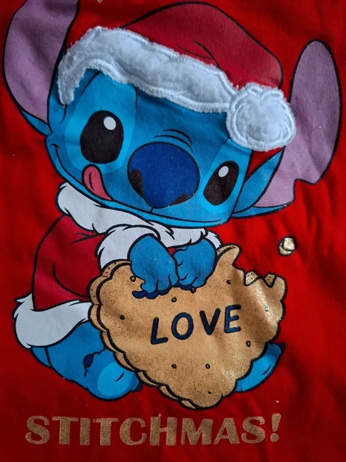 T shirt Stitch Noël Disney 12 ans Gémo - photo numéro 4