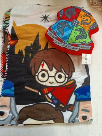 Plaid et oreiller Harry Potter