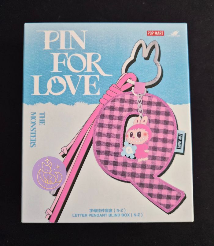 Pin for Love Series  Letter Pendant Blind Box N Z