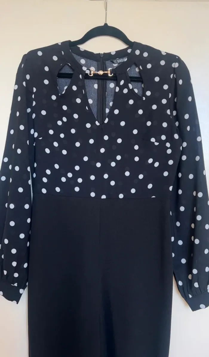 Combinaison à pois T36 🖤 - photo numéro 4