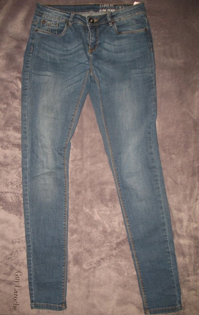 JEAN SLIM BLEU "BIZZBEE" - TAILLE 36 - n°06