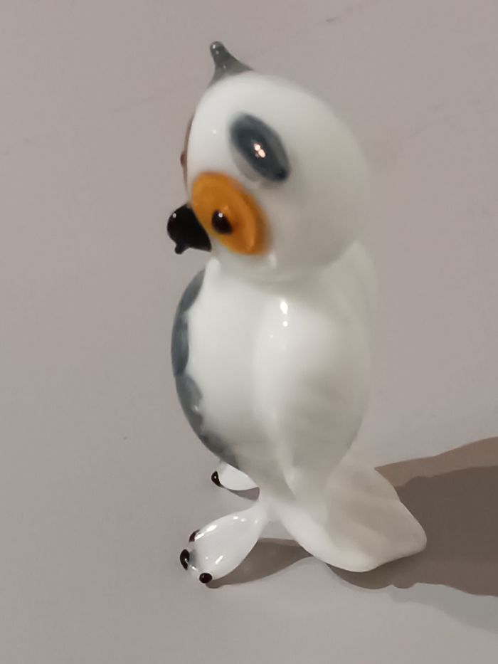 Chouette verre opalin - photo numéro 5