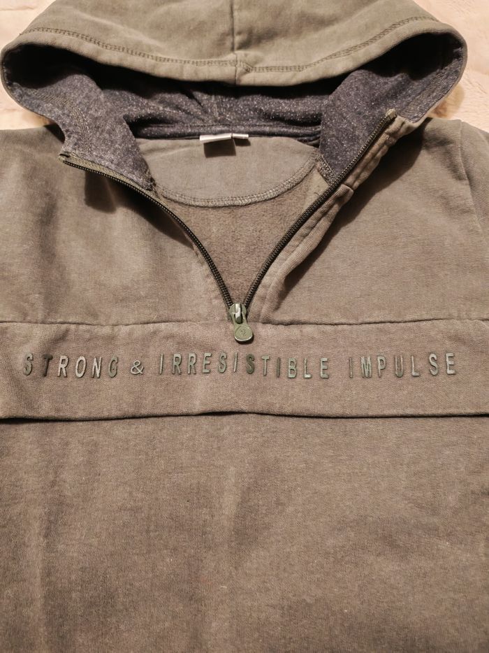 🧥 Sweat garçon Z Génération – 8 ans – Kaki - photo numéro 2