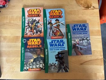 Livres star wars bibliothèque verte