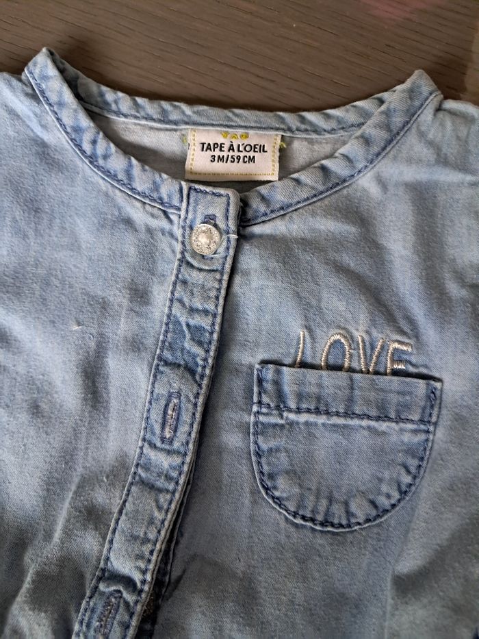 Robe jeans tao 3 mois - photo numéro 2