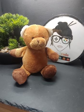 Doudou ours brun marron Petite Peluche Beige Crème Yves Rocher DD002232