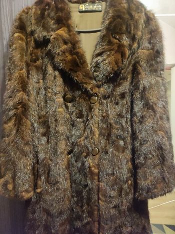 Manteau vintage en fourrure