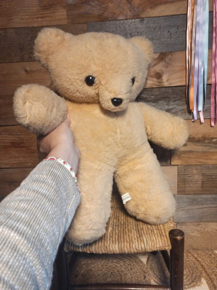 peluche ours minouche vintage tbe - photo numéro 4