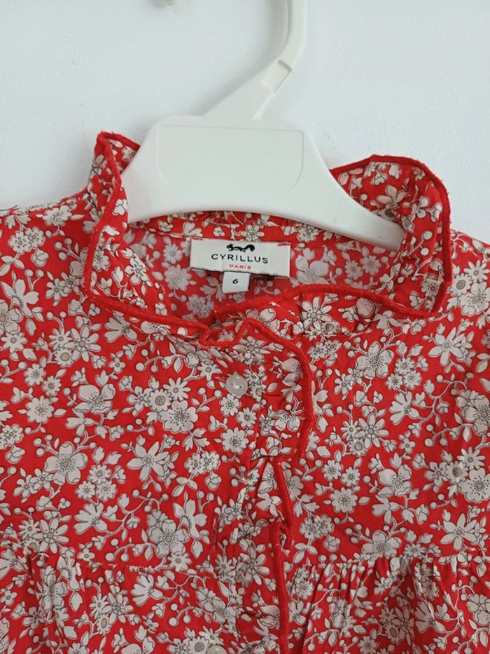 Blouse liberty cyrillus 6 ans - photo numéro 2