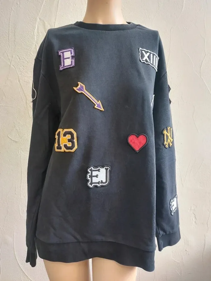 Sweatshirt avec motifs originaux Taille M