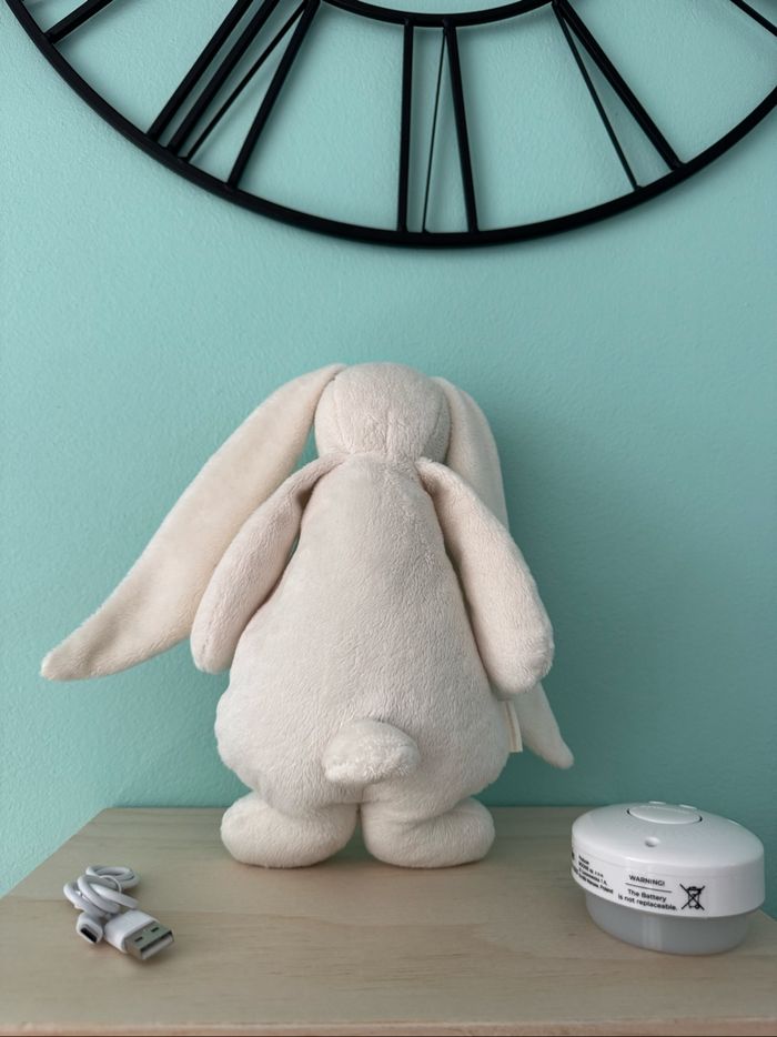 moonie veilleuse lapin crème - photo numéro 2