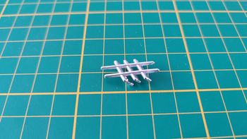 Grille gauche pièce détachée miniature Burago Mercedes 300 SL 1954 1/18 1/18e #B16