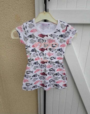 Robe files neuve barbouillage 12 mois