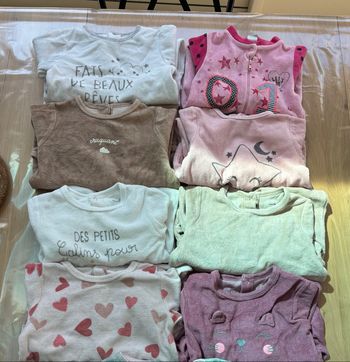 Lot vêtements bébé fille 12 mois