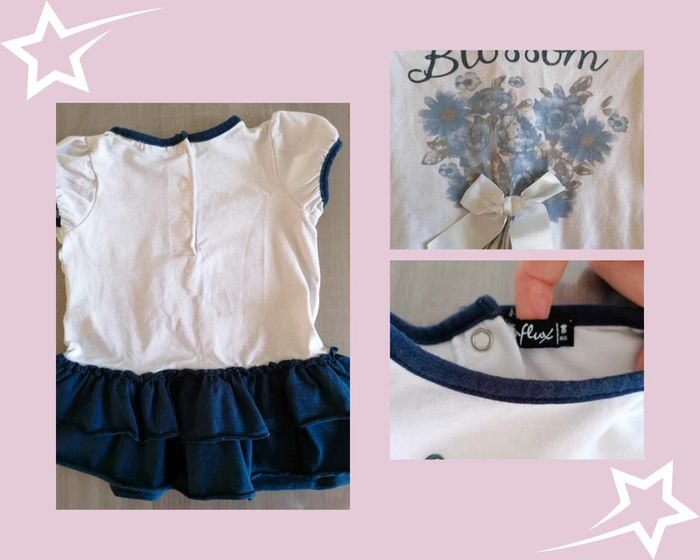 Robe courte/tunique à volants 18 mois - photo numéro 2