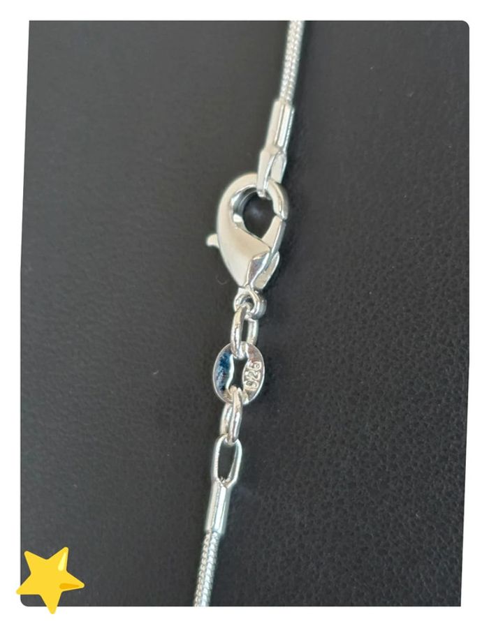 Collier maille serpent ronde 1mm 65cm - photo numéro 3