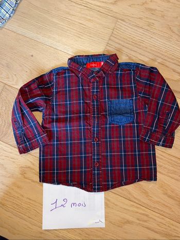 Chemise 12 mois