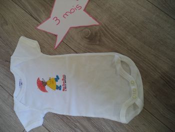 Body mc 3 mois petit bateau