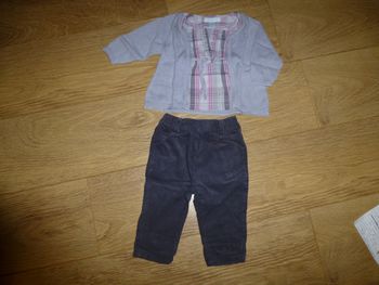 Ensemble pantalon + haut 2 en 1 - 6 mois - OBAIBI