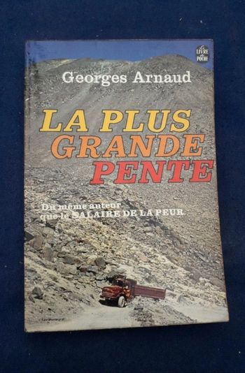 Livre la plus grande pente de Georges Arnaud