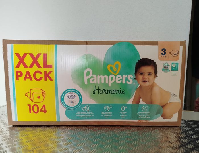 Pampers Harmonie T3 x104 6-10kgs