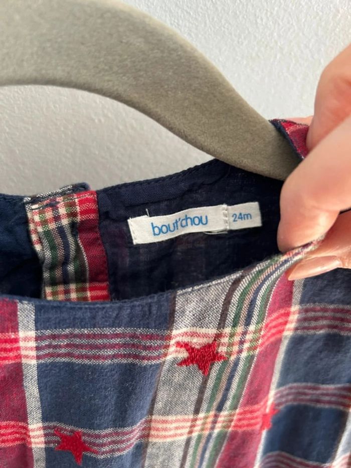 Robe Bout’chou à carreaux – Taille 24 mois - photo numéro 3