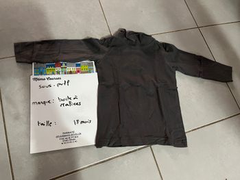 Sous pull garçon 18 mois