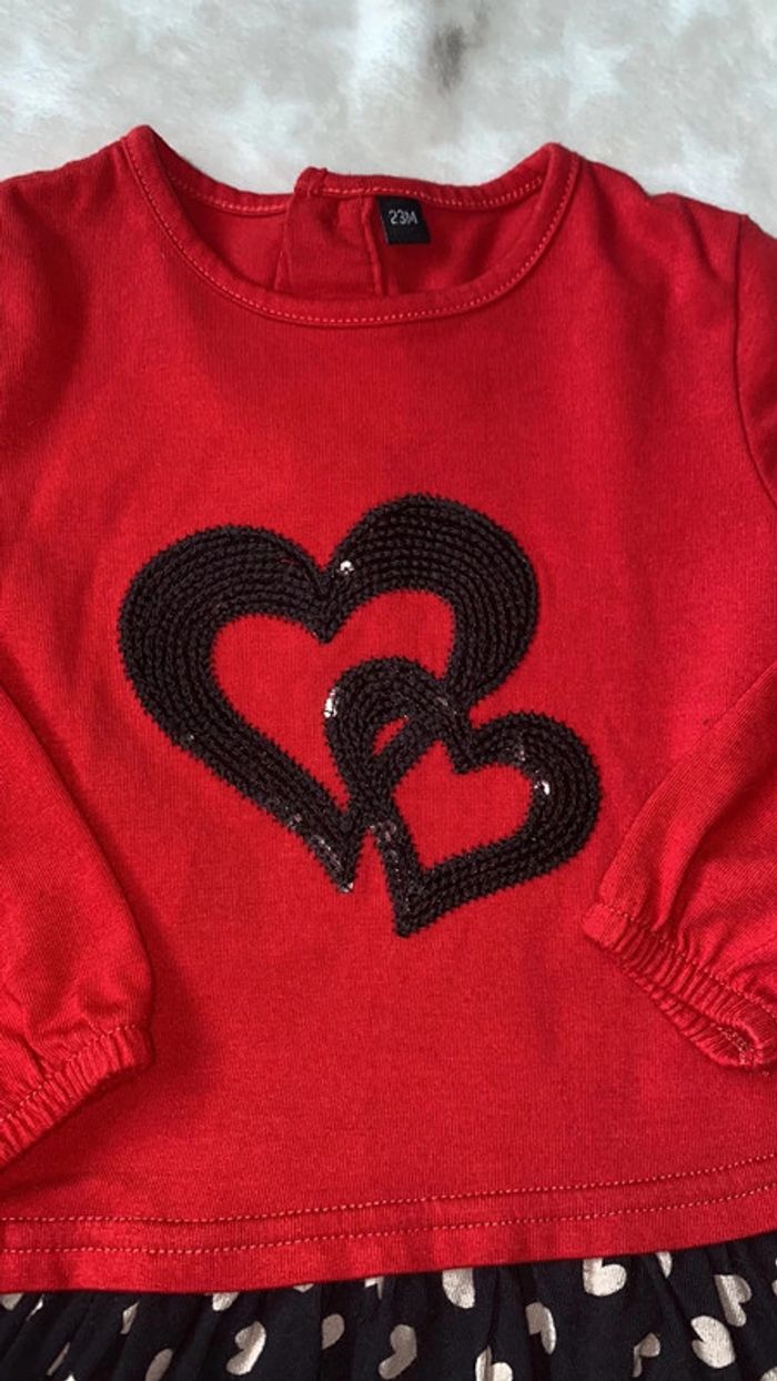 Robe manches longues bicolore - photo numéro 2