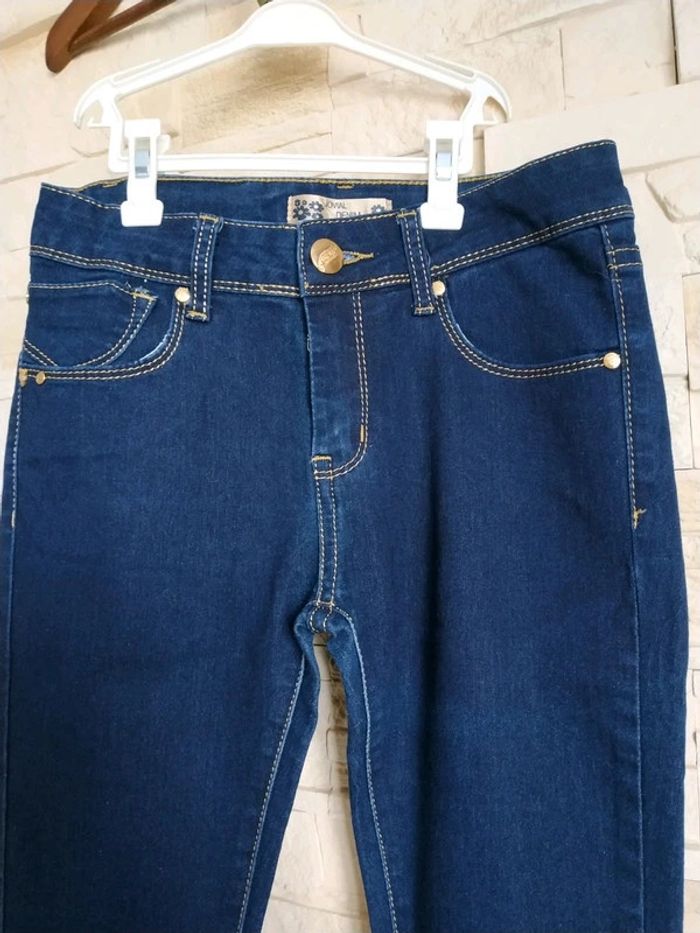 Jean fille 14 ans bleu jovial denim tmcomme neuf - photo numéro 2
